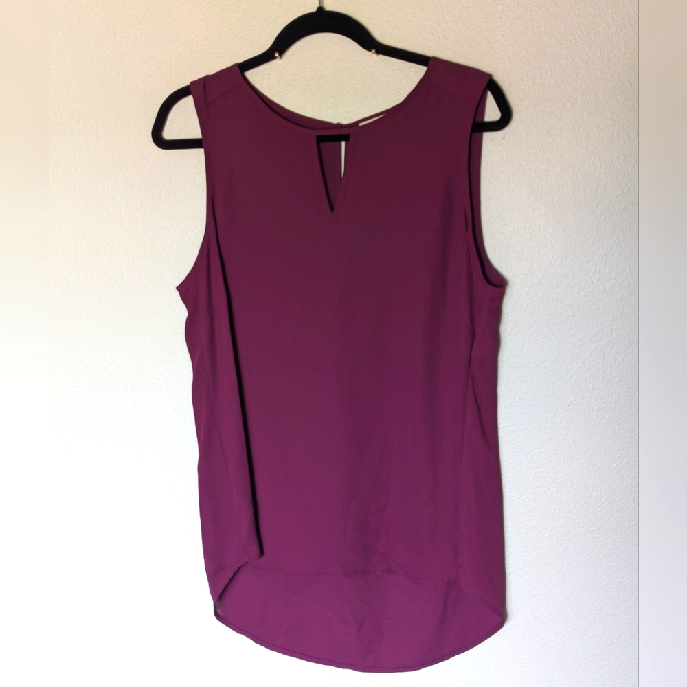 Serein Eggplant Colored Shell Blouse Size L